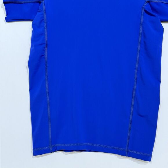 Mens Kekly’s Surf Shop Rash Guard Shirt Short Sleeve Compression Size M Blue - Picture 12 of 16